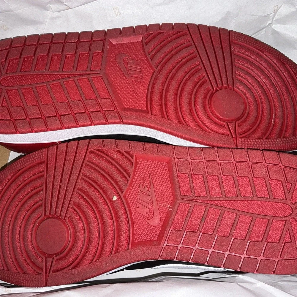 Jordan Men's Athletic Shoes Black Red White